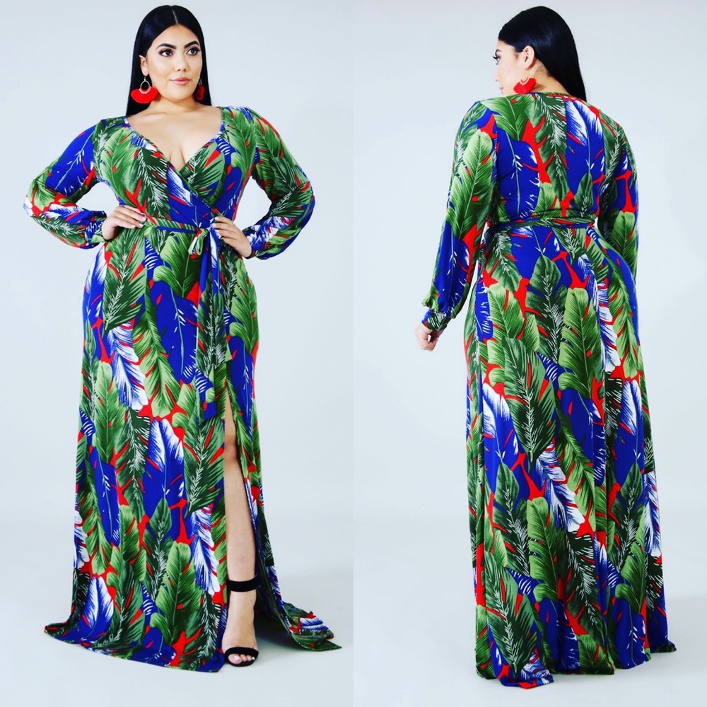 Tropical Maxi Dress